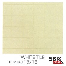 Eucatex White Tile плитка 15х15 панель стеновая листовая влагостойкая