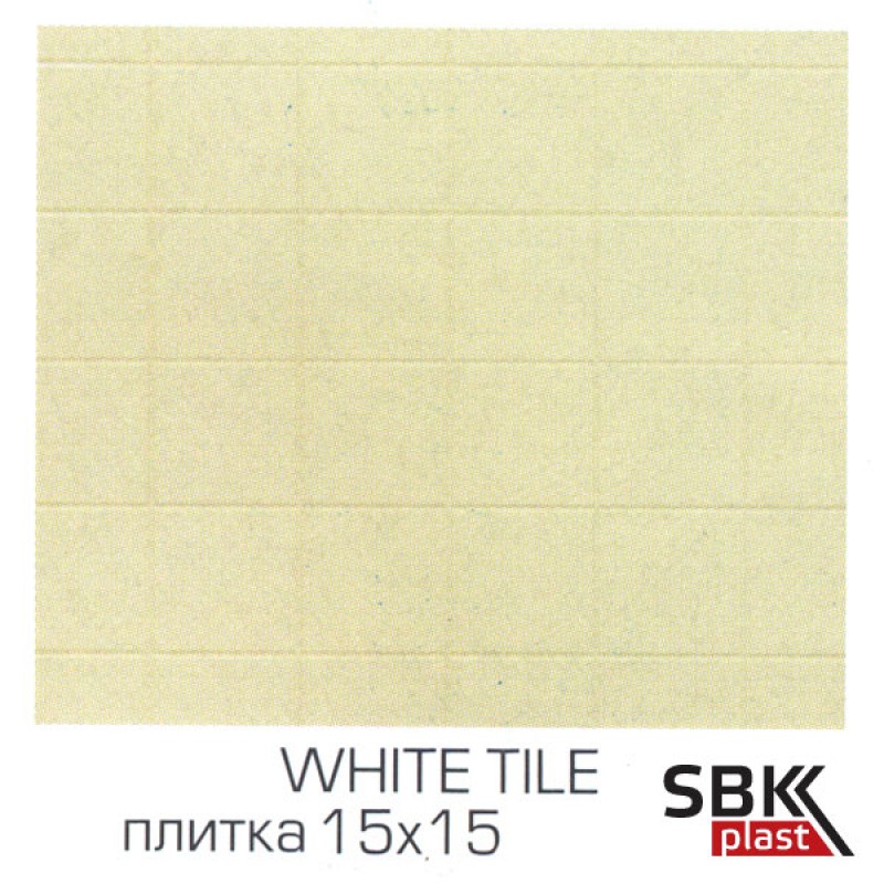 Eucatex White Tile плитка 15х15 панель стеновая листовая влагостойкая