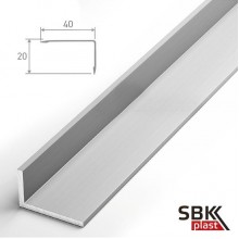 Алюминиевый уголок 20х40х2мм 