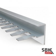 ПФ-10 F-образный  алюминиевый гнущийся профиль для наружных углов и ступеней