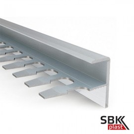 ПФ-10 F-образный  алюминиевый гнущийся профиль для наружных углов и ступеней