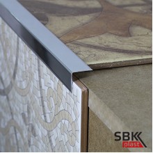 Уголок 12х12мм алюминиевый анодированный для облицовки и защиты наружных углов