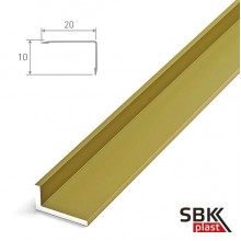 Алюминиевый уголок крашенный 10х20х2700мм