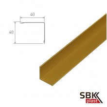 Алюминиевый уголок крашенный 40х40х2700 мм