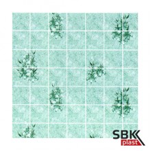 Акватон Букет лилий изумруд ХДФ панель  стеновая влагостойкая листовая 1220х2440 мм