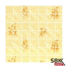 Акватон Букет лилий песок ХДФ панель стеновая влагостойкая листовая 1220х2440 мм