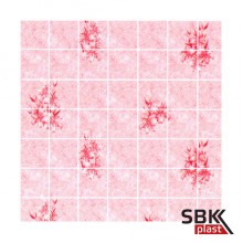 Акватон Букет лилий розовый ХДФ панель стеновая влагостойкая листовая 1220х2440 мм