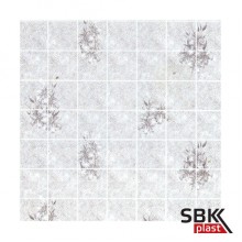 Акватон Букет лилий серый ХДФ панель стеновая влагостойкая листовая 1220х2440 мм