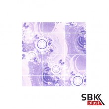 Акватон Фантазия фиалка ХДФ панель стеновая влагостойкая листовая 1220х2440 мм