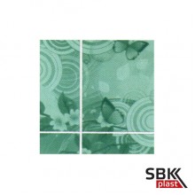 Акватон Фантазия мята ХДФ панель стеновая влагостойкая  листовая 1220х2440 мм