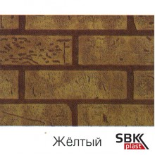 Акватон Кирпич Жёлтый МДФ панель стеновая листовая 1220х2440 мм