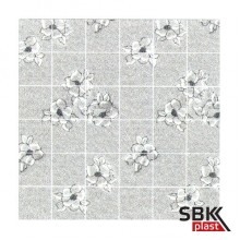 Акватон Магнолия серый ХДФ панель стеновая влагостойкая листовая 1220х2440 мм