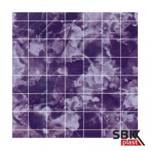 Акватон Малахит баклажан ХДФ панель стеновая влагостойкая листовая 1220х2440 мм