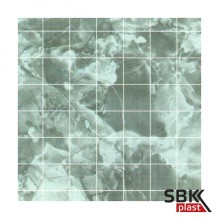 Акватон Малахит морская волна ХДФ панель стеновая влагостойкая листовая 1220х2440 мм