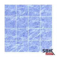 Акватон Мрамор голубой ХДФ панель стеновая влагостойкая листовая 1220х2440 мм