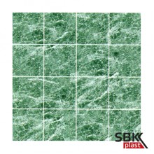 Акватон Мрамор изумруд ХДФ панель стеновая влагостойкая листовая 1220х2440 мм