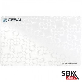 Cesal кассета 532 кристалл 300х300 мм Cesal кассета 532 кристалл 300х300 мм