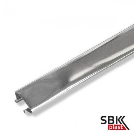 Cesal H15 Хром Люкс вставка в реечный потолок 3м Cesal H15 Хром Люкс вставка в реечный потолок 3м