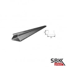 Cesal S-25 511 Белый мрамор вставка в реечный потолок 3 м