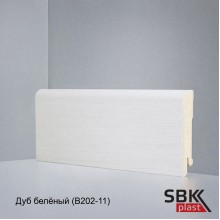 Deartio Best Дуб беленый B202-11 плинтус МДФ напольный прямой 80х16х2050 мм