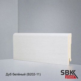 Deartio Best Дуб беленый B202-11 плинтус МДФ напольный прямой 80х16х2050 мм