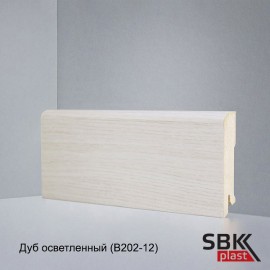 Deartio Best Дуб осветленный B202-12 плинтус МДФ напольный прямой 80х16х2050 мм