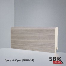 Deartio Best Грецкий орех B202-14 плинтус МДФ напольный прямой 80х16х2050 мм