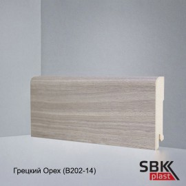 Deartio Best Грецкий орех B202-14 плинтус МДФ напольный прямой 80х16х2050 мм