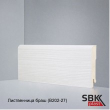 Deartio Best Лиственница браш B202-27 плинтус МДФ напольный прямой 80х16х2050 мм