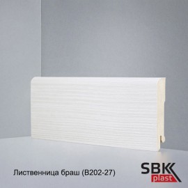 Deartio Best Лиственница браш B202-27 плинтус МДФ напольный прямой 80х16х2050 мм