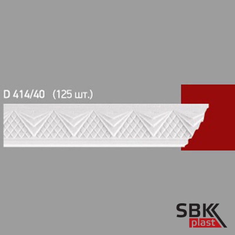 Decor-Ek D414-40  плинтус потолочный