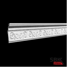 Glanzepol GP-25 плинтус потолочный пенопластовый