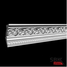 Glanzepol GP-37 плинтус потолочный пенопластовый