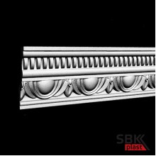 Glanzepol GP-45 плинтус потолочный пенопластовый