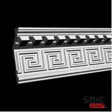 Glanzepol GP-55 плинтус потолочный пенопластовый