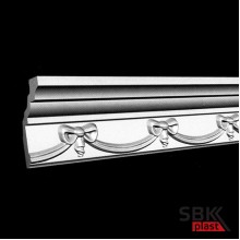 Glanzepol GP-56 плинтус потолочный пенопластовый