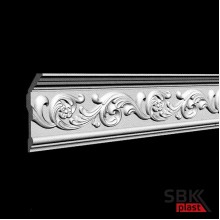 Glanzepol GP-63 плинтус потолочный пенопластовый