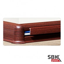 Ideal «Комфорт» плинтус напольный ПВХ с кабель каналом 55мм