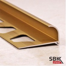 ЛПО-12 латунная раскладка наружная под керамическую плитку толш. 12мм