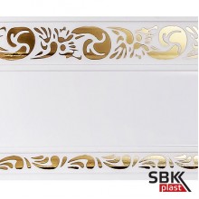 Legrand Амур бленда белый глянец золото для потолочных карнизов