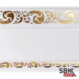 Legrand Амур бленда белый глянец золото для потолочных карнизов Legrand Амур бленда белый глянец золото для потолочных карнизов
