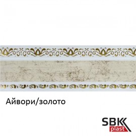 Legrand Гармония Айвори золото прямой карниз потолочный для штор Legrand Гармония Айвори золото прямой карниз потолочный для штор
