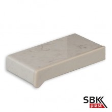 Подоконник ПВХ Мюллер ( Moeller )  LD S 30 каррара мрамор глянец