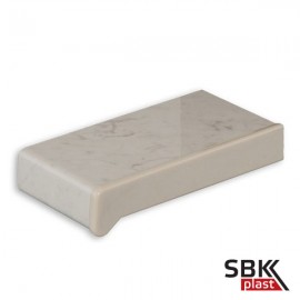 Подоконник ПВХ Мюллер ( Moeller )  LD S 30 каррара мрамор глянец