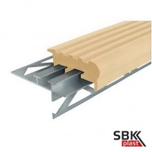 Алюминиевый закладной профиль под керамическую плитку  УШ-50