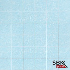 Панель стеновая листовая  ХДФ  39464 Голубой кафель 20х20 см Панель стеновая листовая  ХДФ  39464 Голубой кафель 20х20 см