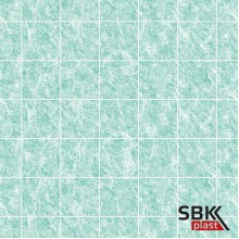 Панель стеновая листовая  ХДФ Мрамор изумруд 20х20 см