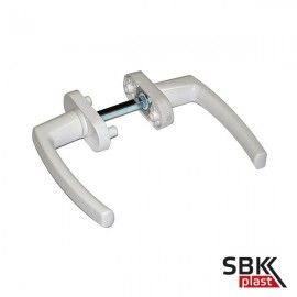 Ручка для пластиковой балконной двери белая