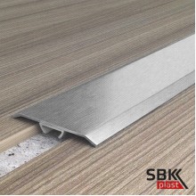 Стыкоперекрывающий профиль полированный ПС40-2НСП из нержавеющей стали скрытое крепление