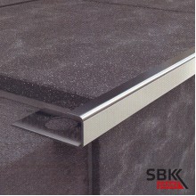 Окантовочный закладной профиль полированный К-12НСП из нержавеющей стали